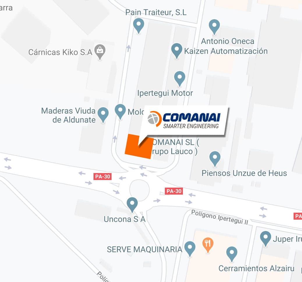 COMANAI headquarter map